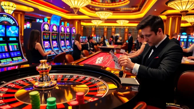 Experience the excitement of online gambling at https://tg88.to/ with vibrant casino visuals and active players.