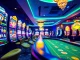 Hitclub's dynamic online gaming environment featuring vibrant slot games and live casino tables.