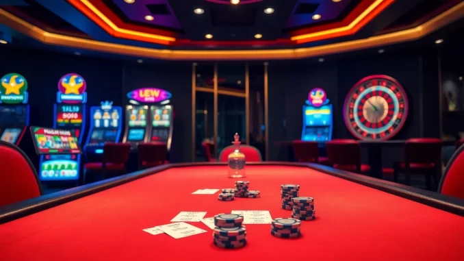 Experience high-stakes online gambling at https://luck8.media/ featuring poker tables and slot machines.