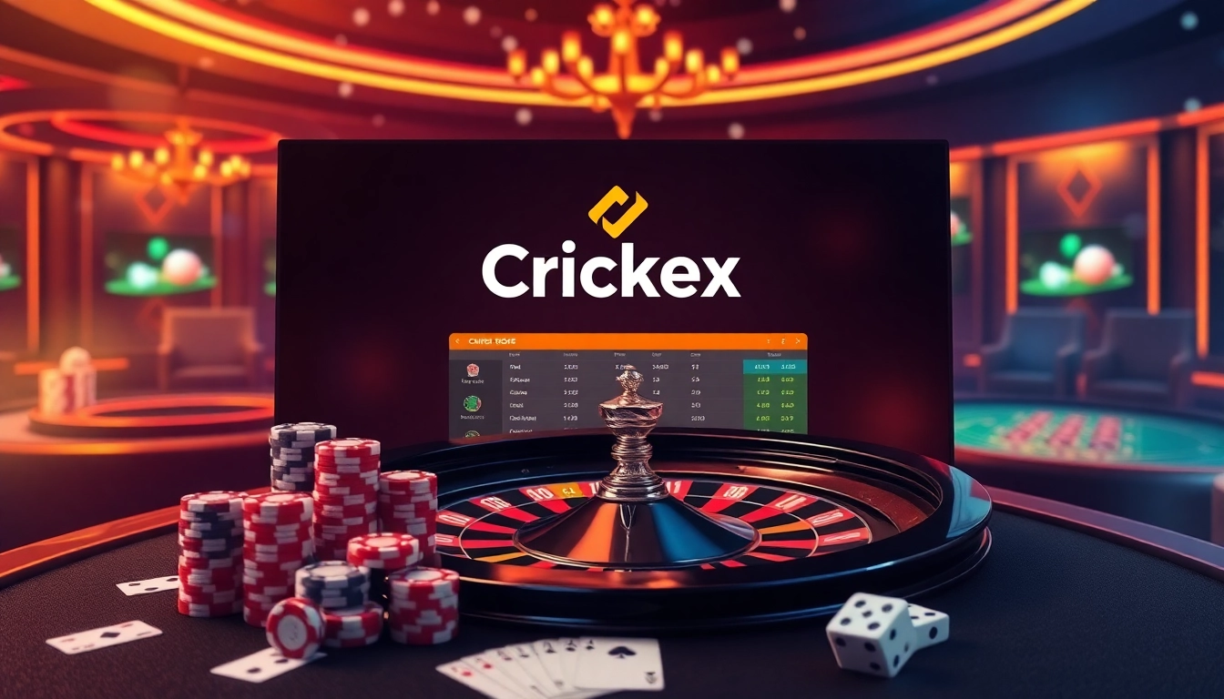 Experience like never before with Crickex, showcasing thrilling betting on a modern gaming interface full of excitement.