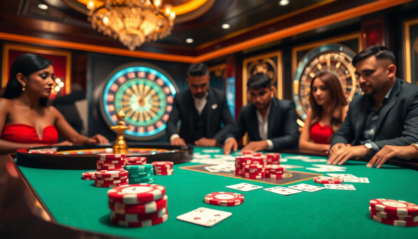 Experience high-stakes gambling action at THABET's luxurious casino tables.