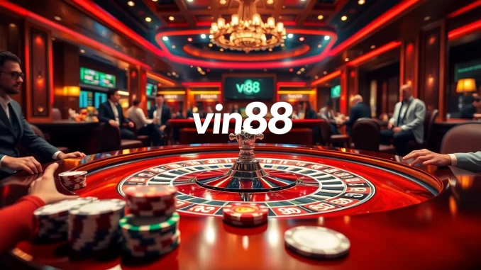 Experience the thrill of high-stakes gaming at vn88's luxurious casino tables.